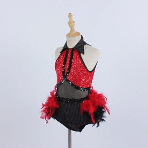 Vestido de Ballet para niñas, leotardo <span class=keywords><strong>Latino</strong></span> para adultos, trajes de baile de escenario, disfraz de actuación para niños, disfraz de TV y película, vestido de baile - Product Image 4