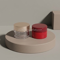 Pots cosmétiques cylindriques en plastique transparent de 150 ml avec couvercle à vis, contenants d'emballage PET vides pour soins de la peau, personnalisables avec logo privé