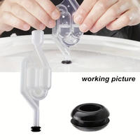 Anneau d'étanchéité anti-fuite pour fermoir de sas de qualité alimentaire, joint en silicone pour brassage domestique, œillets pour couvercle de fermenteur