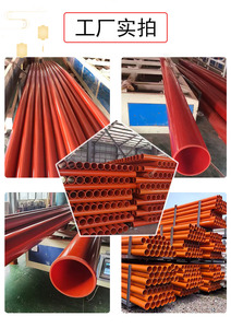 La protection anticorrosion de puissance de CPVC gaine le diamètre de 200mm pour l'enterrement souterrain, transmission industrielle de puissance. - Product Image 5