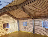 Tente Gonflable de Désert du Moyen-Orient pour 5-20 Personnes, Tente de Voyage Extérieure Étanche et Hermétique, Tente de Camping Gonflable