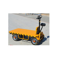 Camion mobile de plat plat manipulant le chariot électrique d'outils de logistique pour l'entrepôt de serre transportant le chariot de transport