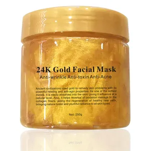 Masque facial peeling au collagène, Anti-rides, rétrécissement des pores, or 24k, marque privée, 1 pièce