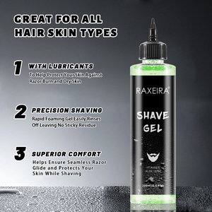 <span class=keywords><strong>Gel</strong></span> de Afeitar de Marca Propia, Crema Natural para el Cuidado de la Barba para Hombres con Aloe Vera y Vitamina E, <span class=keywords><strong>Gel</strong></span> Calmante para Afeitar Masculino - Product Image 5