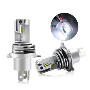 Ampoule de phare LED H4 27W 3000LM, intégrée, faisceau court et long, branchement direct, pour voiture - Product Image 1