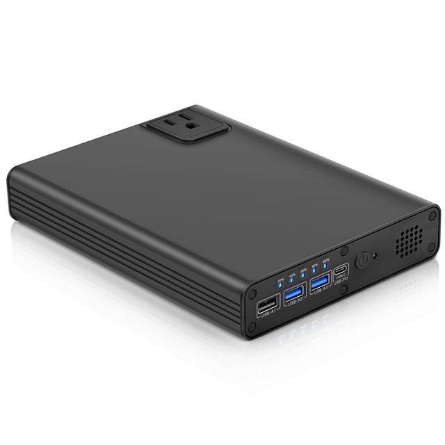 Portable Laptop Power Bank 129Wh/36000mAh 129W AC Outlet Travel Laptop Charger with 60W PD USB C External Battery Pack 110V 220V