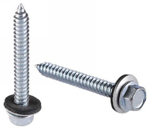 Hex máy giặt đầu mặt bích c1022 Hex máy giặt đầu vàng kẽm mạ Tự Khai thác Vít Hex đầu Tự Khai thác vít với máy giặt - Product Image 1