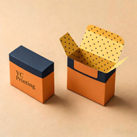 Großhandel Niedriger MOQ Anpassbare Günstige Papier-Goldfolie Biologisch Abbaubare Schwarze Weiße Braune Benutzerdefinierte Logo-Laminierung Kerzenbox