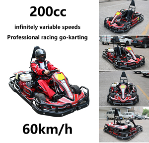 Kart de compétition de qualité professionnelle UTV monoplace à essence 200CC, <span class=keywords><strong>moto</strong></span> à quatre roues pour adulte avec frein à disque hydraulique - Product Image 1