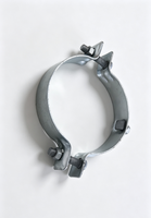 Pince de fixation pour poteau en acier au carbone galvanisé à chaud avec revêtement anticorrosion pour montage sur poteau utilitaire, taille personnalisée disponible