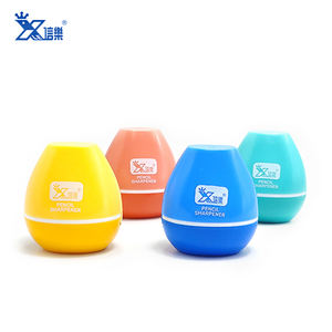 Nuevo diseño logotipo personalizado 2 agujeros tajadores de lpiz con diseo papelería precios al por mayor sacapuntas Manual para la venta - Product Image 1