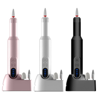 Perceuse à ongles sans fil avec embouts et base pour ongles en acrylique enlever le vernis à ongles manucure