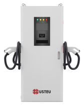 Haute qualité 60KW EV Charge Double prise DC Pile de charge GBT/CCS2 Véhicules électriques Station de charge de voiture en plein air - Product Image 2