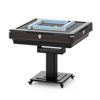 Nueva Mesa de Mahjong Automática para Cuatro Jugadores, Mesa de Mahjong Eléctrica Plegable de Baja Frecuencia para el Hogar, Mesa de Comedor de Doble Uso
