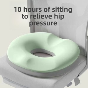 <span class=keywords><strong>Coussin</strong></span> <span class=keywords><strong>de</strong></span> siège en mousse à mémoire <span class=keywords><strong>de</strong></span> forme pour hémorroïdes, soulagement <span class=keywords><strong>de</strong></span> la pression lombaire pour chaise <span class=keywords><strong>de</strong></span> bureau, décompression du coccyx, <span class=keywords><strong>coussin</strong></span> pour femme enceinte - Product Image 4