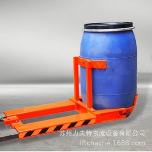 Elevador de bidones para bidones de plástico de 200L, montacargas eléctricos, diámetro máximo de 585 mm, material HDPE - Product Image 1