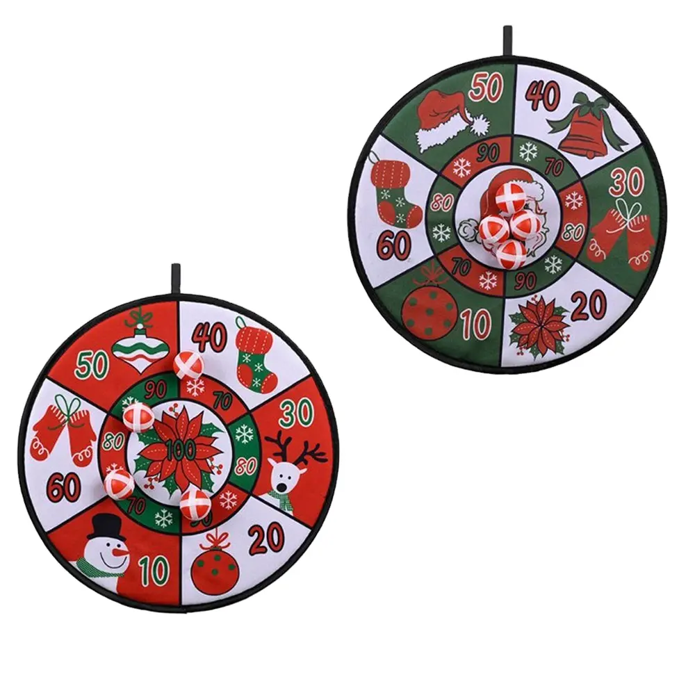 Neue frohe Ornamente Weihnachten Kinderspiele Darts Brett Geschenke Weihnachtsspielzeug Partyzubehör schenken Halloween-Geschenke