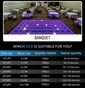 พื้นกระจกเต้นรำ Infinity Pista De Baile แบบไร้สาย พร้อมไฟ LED DMX  กระจกเงา 3 มิติ สำหรับงานแต่งงาน แผงพื้นเต้นรำแม่เหล็ก - Product Image 6