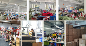 Sac de Noël pour enfants, sac cadeau de Noël, sac à bonbons, chaussette de Noël, sac de Noël exquis avec motif de Père Noël et pomme, cadeaux promotionnels publicitaires OEM de Noël - Product Image 6