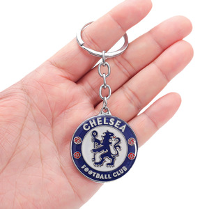 Llavero con Colgante de Fútbol de Barcelona, Liverpool, Arsenal, <span class=keywords><strong>Chelsea</strong></span>, en Aleación de Zinc, Diseño de Arte Moderno - Product Image 5