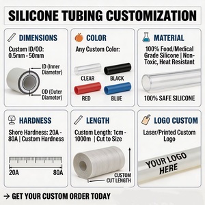 <span class=keywords><strong>Tuyau</strong></span> en silicone flexible résistant à la chaleur, de qualité médicale, alimentaire et industrielle, transparent - Product Image 4