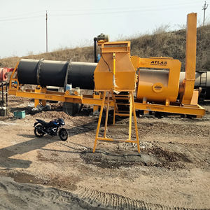 Nueva planta de mezcla de tambor de asfalto caliente continuo para mezcladores de lotes de construcción de carreteras para plantas de fabricación bomba de motor esencial PLC - Product Image 1