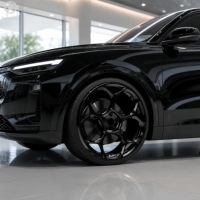 Jantes en alliage noir brillant à 5 branches compatibles avec Tesla Model S X 3 Y, fabrication directe d'usine, OEM, ODM, vente en gros, sur mesure, 18, 19, 20, 21, 22 pouces