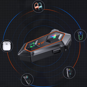 Y20-2X Intercom Motorcycle Helmet <strong>Headset</strong> with RGB Light Wireless Waterproof for Rider - Product Image 4