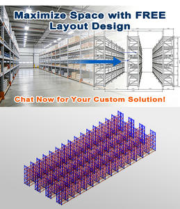 Étagères de stockage industrielles en acier robustes <span class=keywords><strong>TER</strong></span> pour entrepôt, unités de rangement légères pour <span class=keywords><strong>garage</strong></span>, système de rayonnage métallique - Product Image 5