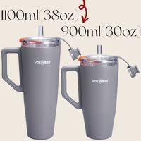 Thermos isotherme en acier inoxydable VOLWESS, isolation sous vide, sans BPA, avec poignée, portable pour café chaud
