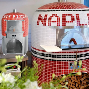 <span class=keywords><strong>Four</strong></span> à pizza commercial de grande taille, de style napolitain italien, à bois, à briques, en <span class=keywords><strong>argile</strong></span>, pour extérieur, au charbon de bois, électrique, au gaz, <span class=keywords><strong>four</strong></span> à pizza au feu de bois - Product Image 2