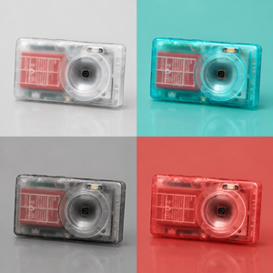 กล้องดิจิตอลพกพาแบบโปร่งใส รุ่นวินเทจ สำหรับวีล็อก ความละเอียด 50MP ถ่ายวิดีโอ 4K ขนาดกะทัดรัด ผลิตตามสั่งจากโรงงาน - Product Image 1