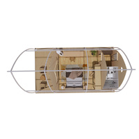 Tente de glamping de luxe pour safari dans le désert, prix d'usine, une chambre, PVC, quatre saisons, imperméable, avec salle de bain