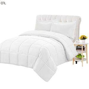 Plume de luxe confortable et doux 100 coton literie d'hôtel housse de <span class=keywords><strong>couette</strong></span> intérieure - Product Image 4