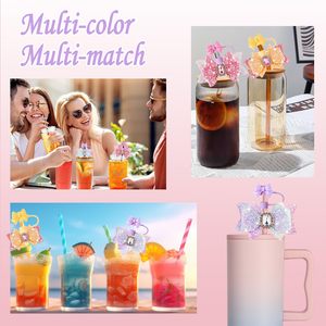 ฝาครอบหลอดดูดซิลิโคนแบบใช้ซ้ำได้ ลายโบว์ผูกโบว์ สำหรับตกแต่งแก้วน้ำ ขนาด 30 และ 40 ออนซ์ - Product Image 6