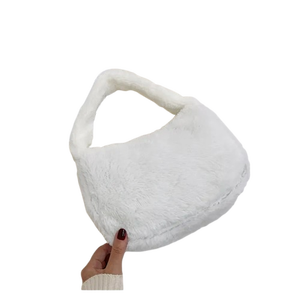 Bolsa de Mano de Felpa Reutilizable para Viaje, Bolso Tote de Moda, Bonito y Portátil para Mujer, Venta al por Mayor, Barato y Nuevo - Product Image 1