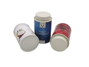 Benutzer definiertes Logo Gedruckte Verbund papier dosen Hand gepresste Versiegelung für Tee Kaffeepulver Schokolade Zucker kuchen Verpackung Papier röhrchen - Product Image 6