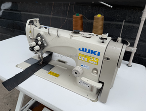 Machine à coudre industrielle à double aiguille JUKI LH-3578A à tête semi-sèche pour jeans et matériaux lourds - Product Image 3