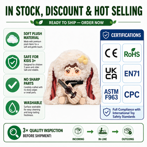 Coniglietti di Peluche Blind Box AI Smart Toy con Occhi Normali, Simpatico Coniglio Rock Band, Statuetta in Vinile, Bambola Sorpresa da Collezione per l'Ingrosso - Product Image 2