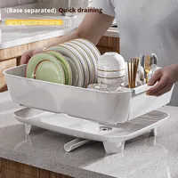 Étagère de rangement multifonctionnelle pour vaisselle et bols, en plastique PP durable, de type rectangulaire, non pliable, pour la cuisine, de la marque Xing You