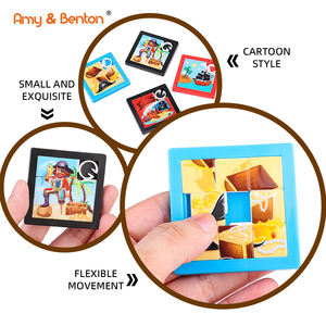 4PCS Wholesale Plastic IQ Toys <strong>Brain</strong> Teaser Funny Game Pirate Puzzle Slide Game for <strong>Children</strong> - Product Image 4