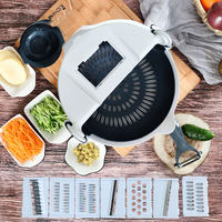 Keuken Multifunctionele Groentesnijder Snijmachine Vruchten Afvoermand 9 In 1 Cortador De Verdura Groenterasp