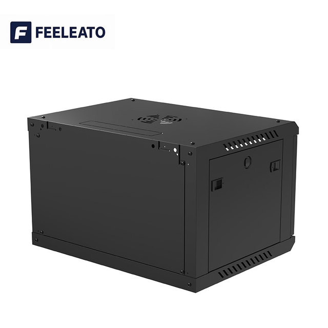 19 Inch 6U 9U 12U Wall Mount Server Rack 42U Floor Standing Glass Door Network Cabinet for Data Center IT Equipment