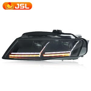 Pour Audi <span class=keywords><strong>A4</strong></span>, lentille de projecteur de phare, 2009-2012, signal dynamique, phare <span class=keywords><strong>A4</strong></span> B8, phare à diode électroluminescente, DRL, accessoires de voiture - Product Image 3
