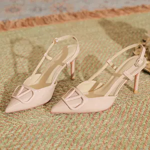 Size 31-43 High Heel Women Designer Heels Wholesale Sandals Ladies Fashion Luxury Shoes Female Wholesale Sandals