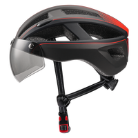 Lentille respirante Cycle de route équitation cyclisme vélo casque de vélo certifié CE lentilles de lumière LED casque de cyclisme de sport pour adulte