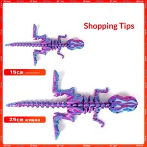 Squelette de <span class=keywords><strong>dinosaure</strong></span> Tyrannosaurus Rex imprimé en 3D en PLA, figurine transformable en dragon, cadeau artisanal, jouet animal - Product Image 2