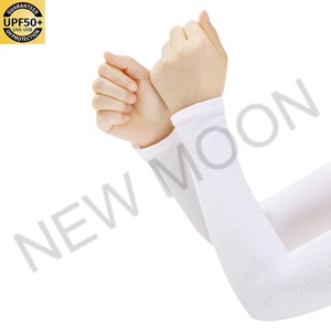 Customized UV-proof Fingerless Gloves for Outdoor Cycling, Ice Silk Arm Sleeves Fishing Gloves - Product Image 6