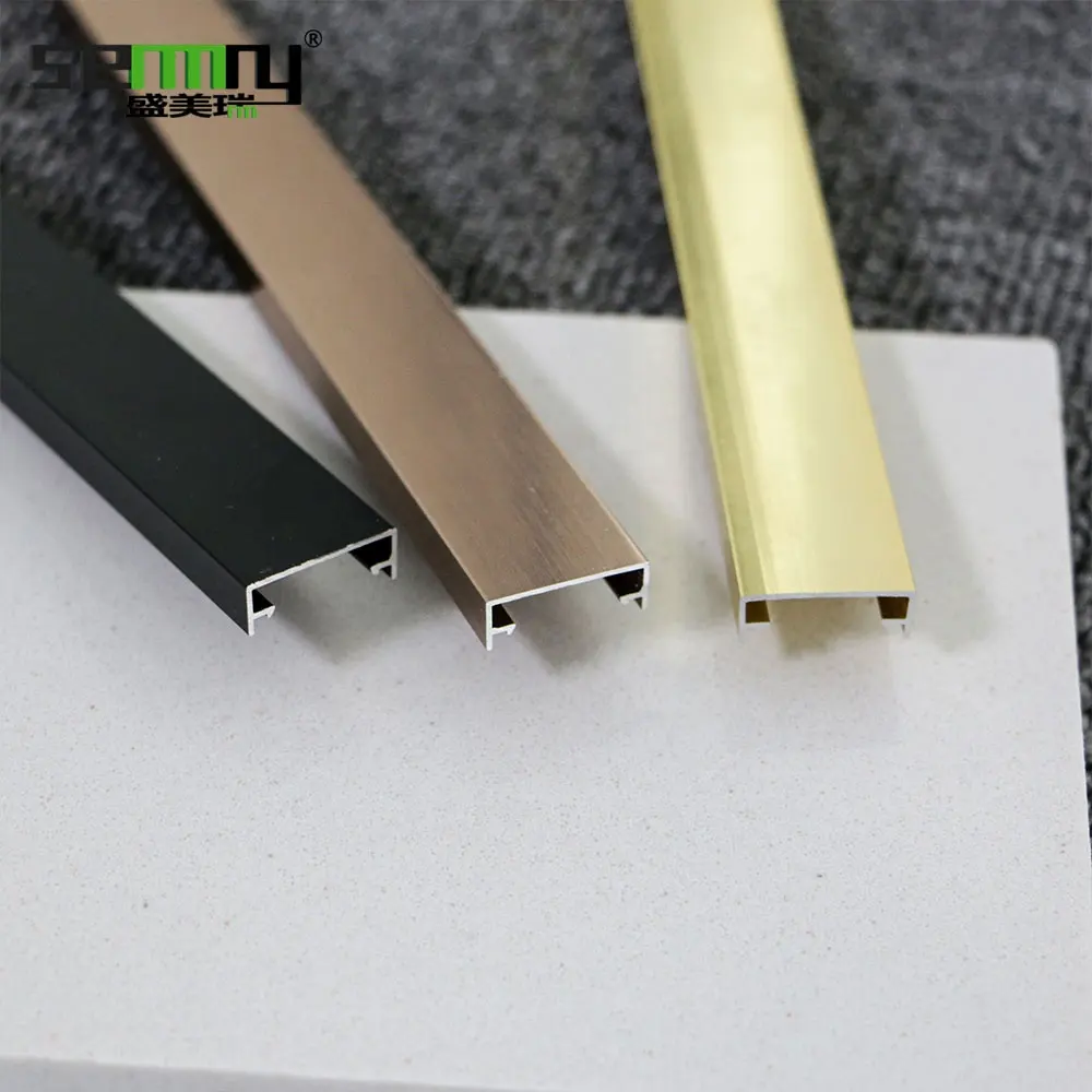 Factory Manufacturer Price U Shape tile edge Trim aluminium Decorative accessories Ceiling aluminum profiles