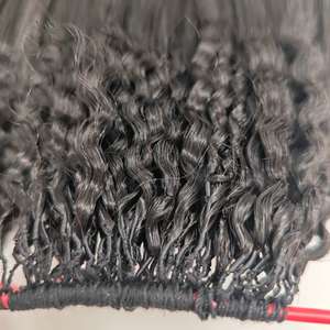 ต่อผมแท้แบบไม่ต้องพับปลาย เส้นคู่ แบบไม่มีทิป  ขนนุ่มเป็นธรรมชาติ  สินค้าขายดีจากตลาด<span class=keywords><strong>เกาหลี</strong></span>รุ่นใหม่ล่าสุด - Product Image 1